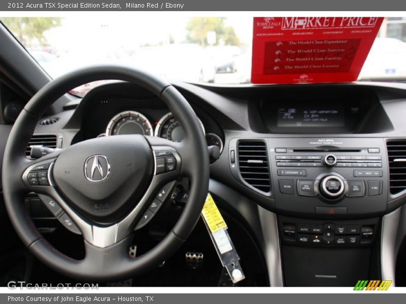 Dashboard of 2012 TSX Special Edition Sedan