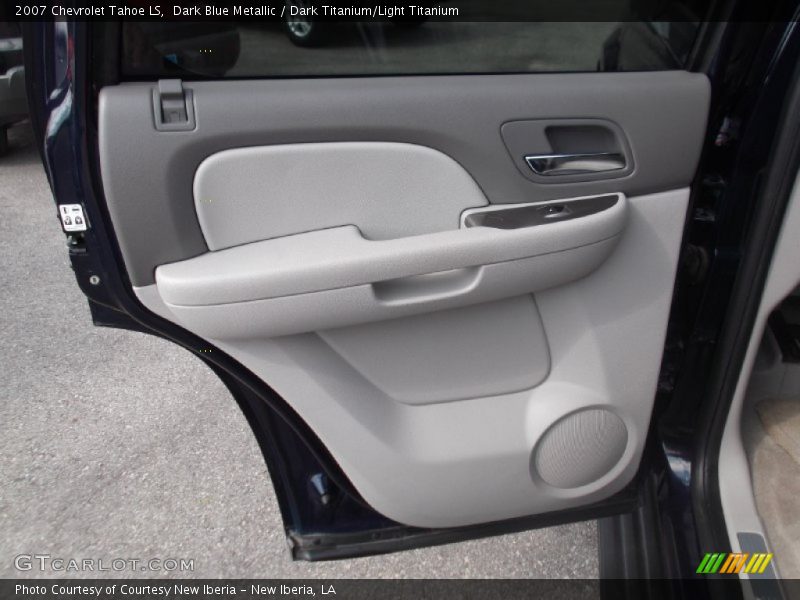 Dark Blue Metallic / Dark Titanium/Light Titanium 2007 Chevrolet Tahoe LS