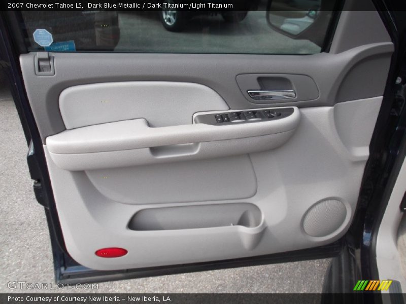 Dark Blue Metallic / Dark Titanium/Light Titanium 2007 Chevrolet Tahoe LS