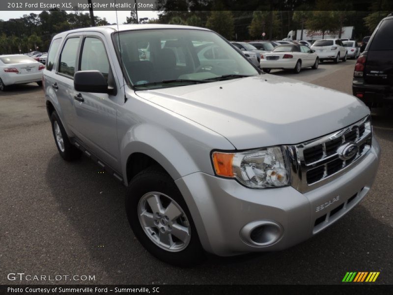 Ingot Silver Metallic / Stone 2012 Ford Escape XLS