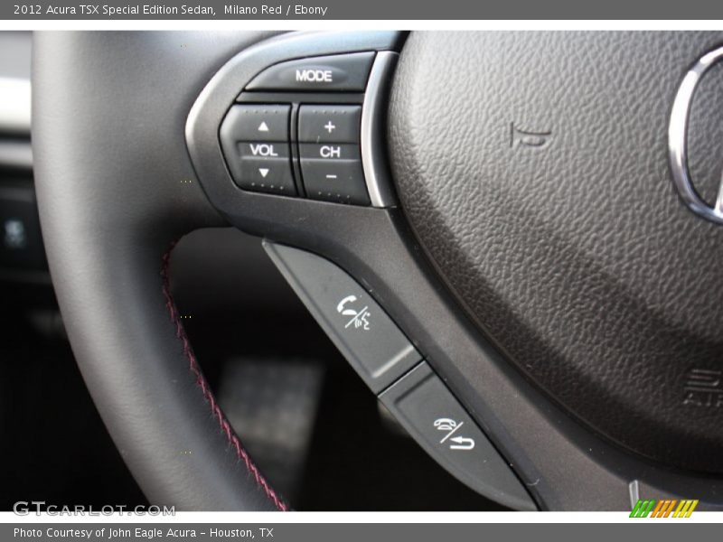 Controls of 2012 TSX Special Edition Sedan