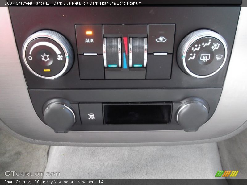 Dark Blue Metallic / Dark Titanium/Light Titanium 2007 Chevrolet Tahoe LS