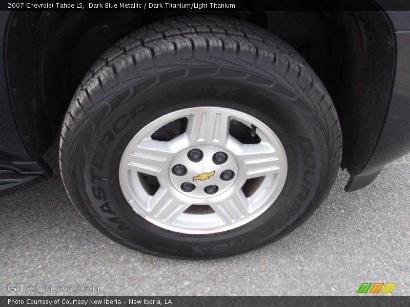 Dark Blue Metallic / Dark Titanium/Light Titanium 2007 Chevrolet Tahoe LS