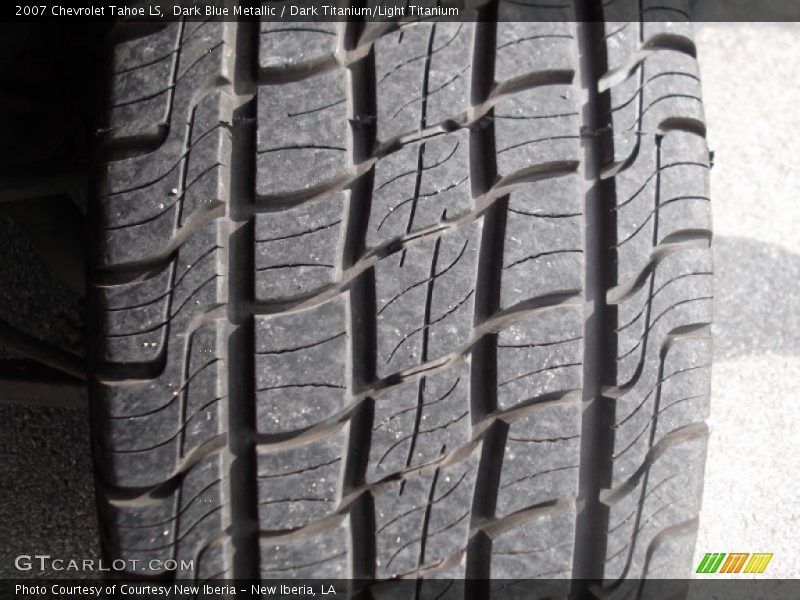 Dark Blue Metallic / Dark Titanium/Light Titanium 2007 Chevrolet Tahoe LS