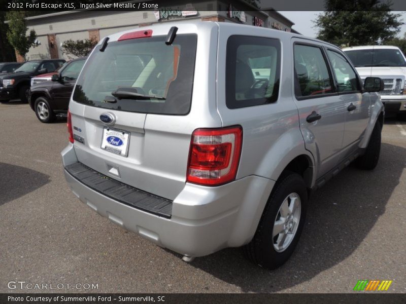 Ingot Silver Metallic / Stone 2012 Ford Escape XLS