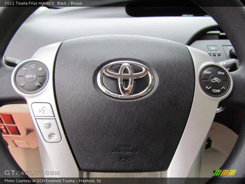 Black / Bisque 2011 Toyota Prius Hybrid II