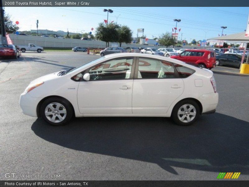 Super White / Gray 2008 Toyota Prius Hybrid