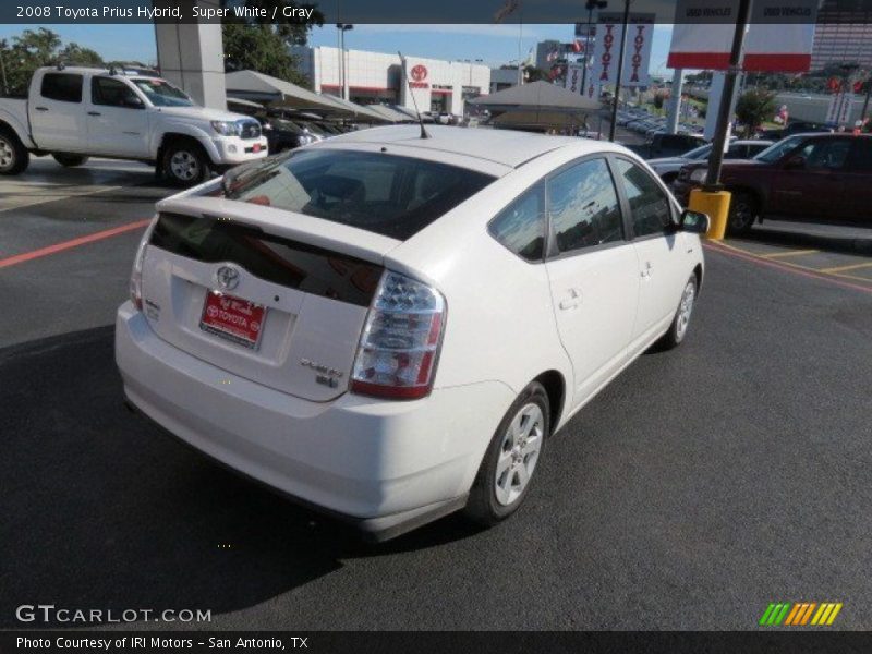 Super White / Gray 2008 Toyota Prius Hybrid