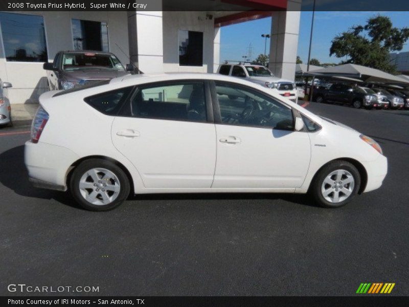 Super White / Gray 2008 Toyota Prius Hybrid