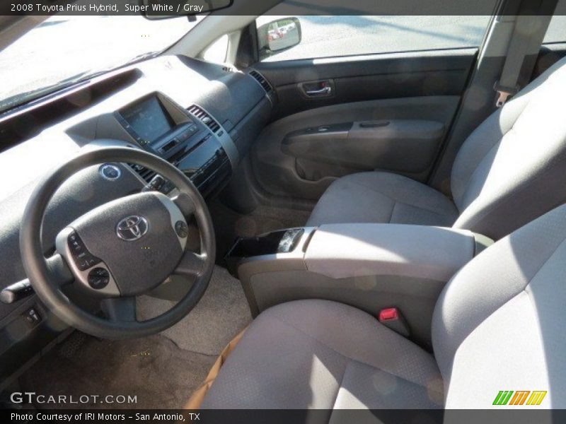 Super White / Gray 2008 Toyota Prius Hybrid
