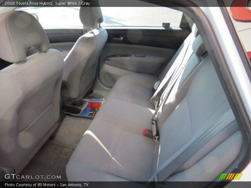 Super White / Gray 2008 Toyota Prius Hybrid