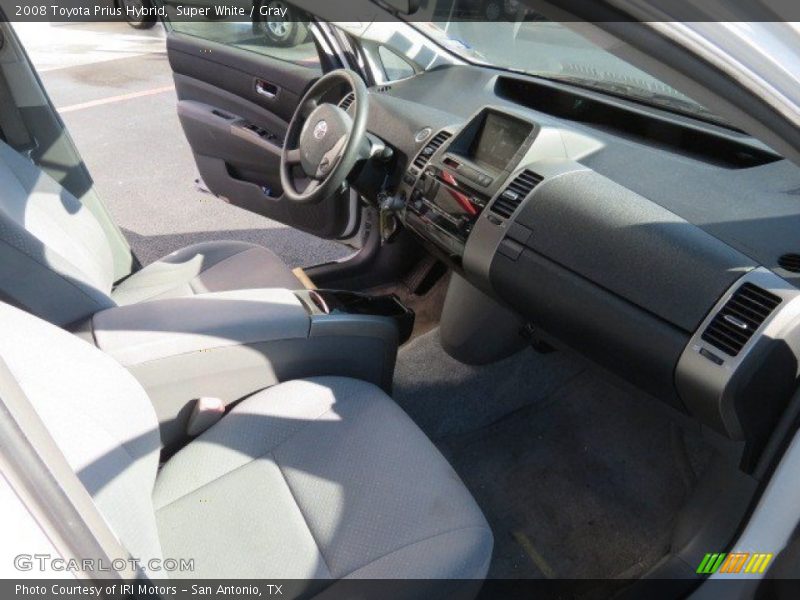 Super White / Gray 2008 Toyota Prius Hybrid