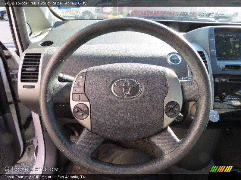 Super White / Gray 2008 Toyota Prius Hybrid