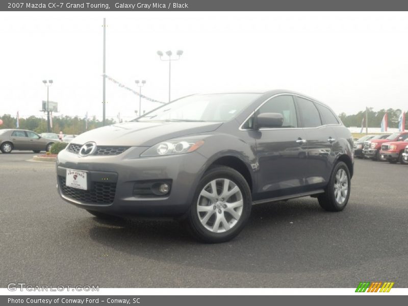 Galaxy Gray Mica / Black 2007 Mazda CX-7 Grand Touring