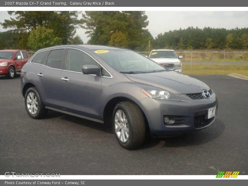 Galaxy Gray Mica / Black 2007 Mazda CX-7 Grand Touring