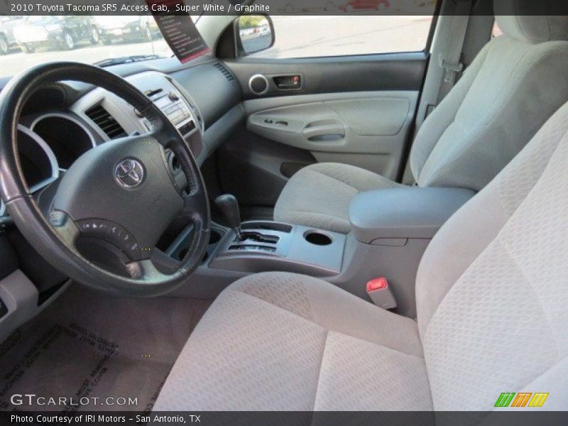 Super White / Graphite 2010 Toyota Tacoma SR5 Access Cab
