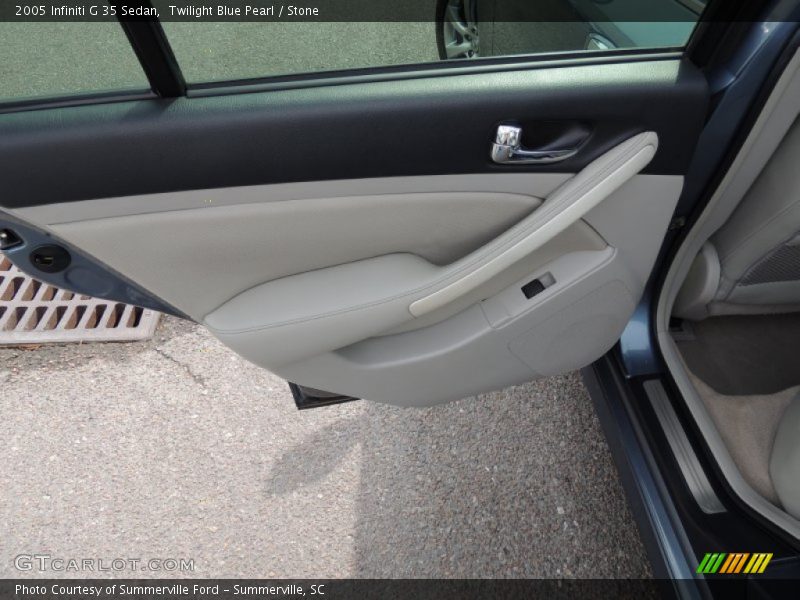 Twilight Blue Pearl / Stone 2005 Infiniti G 35 Sedan