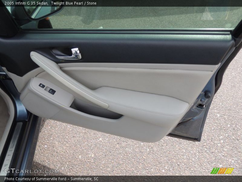 Twilight Blue Pearl / Stone 2005 Infiniti G 35 Sedan