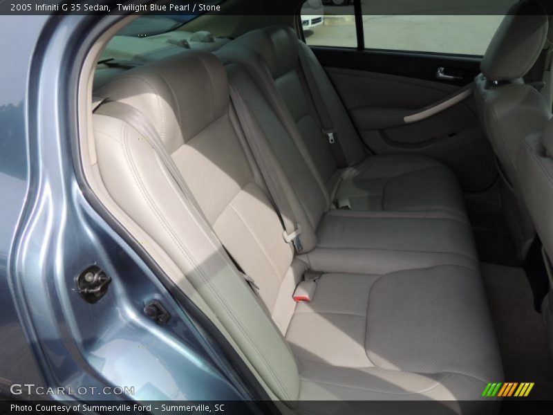 Twilight Blue Pearl / Stone 2005 Infiniti G 35 Sedan