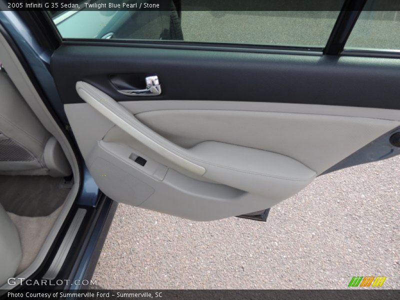 Twilight Blue Pearl / Stone 2005 Infiniti G 35 Sedan