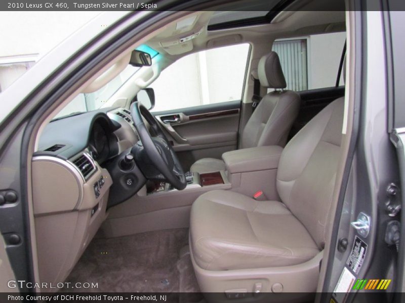 Tungsten Silver Pearl / Sepia 2010 Lexus GX 460