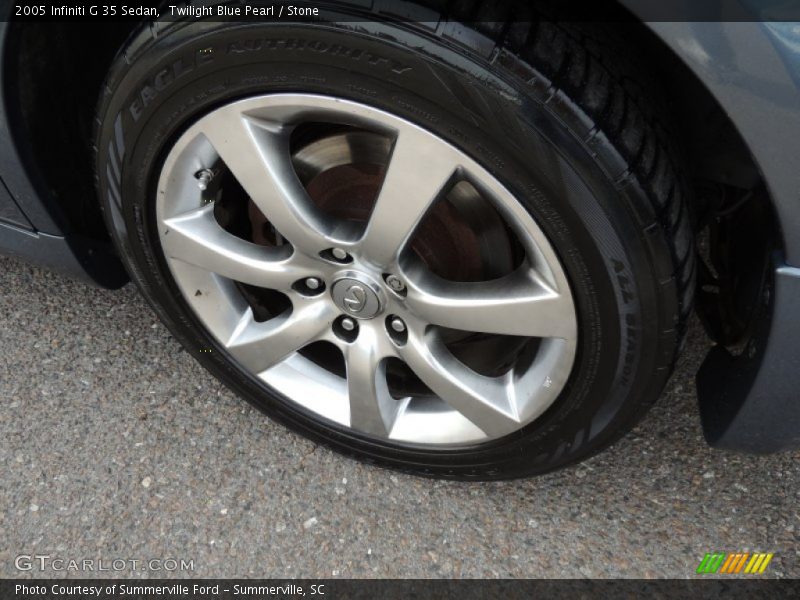 Twilight Blue Pearl / Stone 2005 Infiniti G 35 Sedan