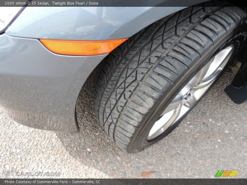 Twilight Blue Pearl / Stone 2005 Infiniti G 35 Sedan