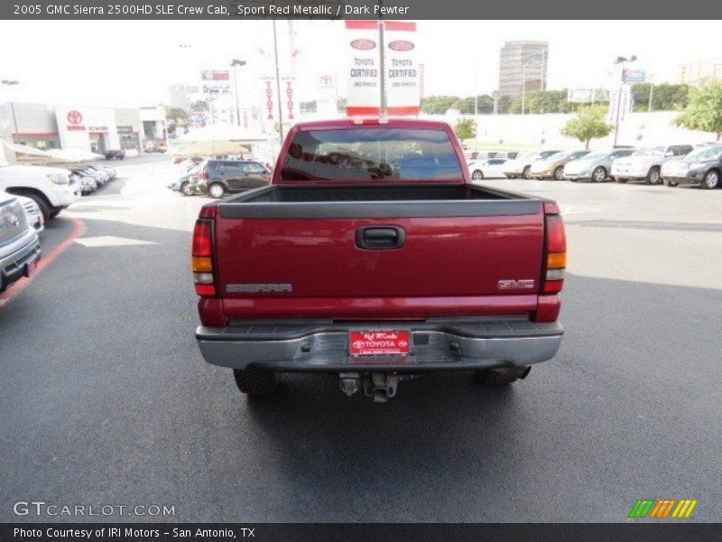 Sport Red Metallic / Dark Pewter 2005 GMC Sierra 2500HD SLE Crew Cab