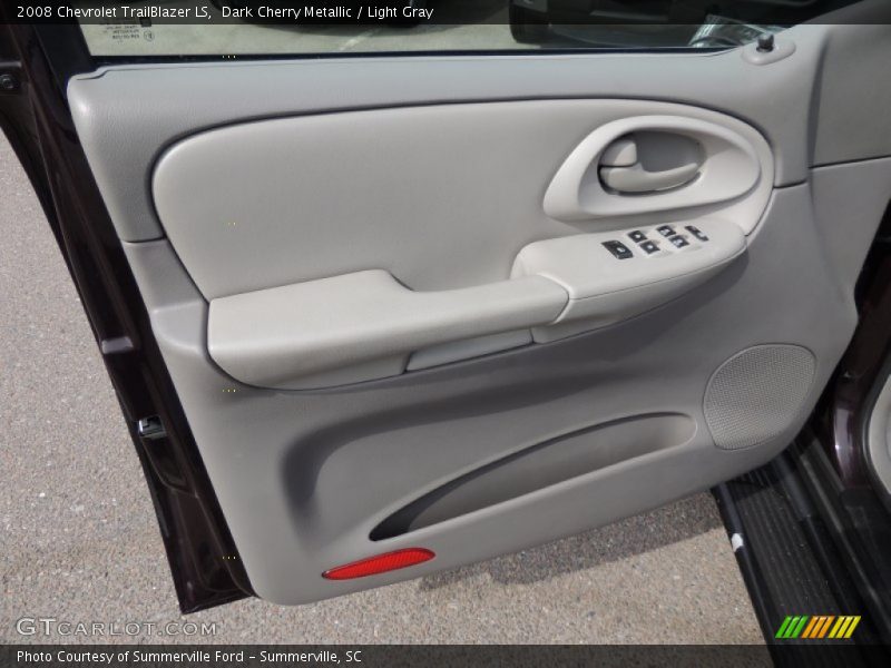Dark Cherry Metallic / Light Gray 2008 Chevrolet TrailBlazer LS