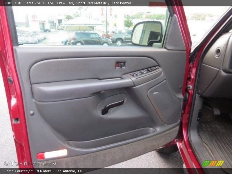 Sport Red Metallic / Dark Pewter 2005 GMC Sierra 2500HD SLE Crew Cab
