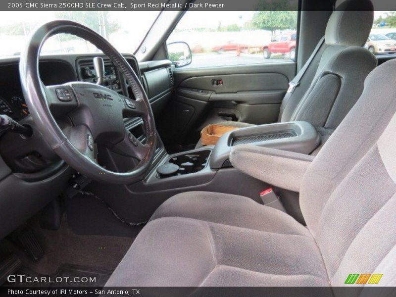 Sport Red Metallic / Dark Pewter 2005 GMC Sierra 2500HD SLE Crew Cab