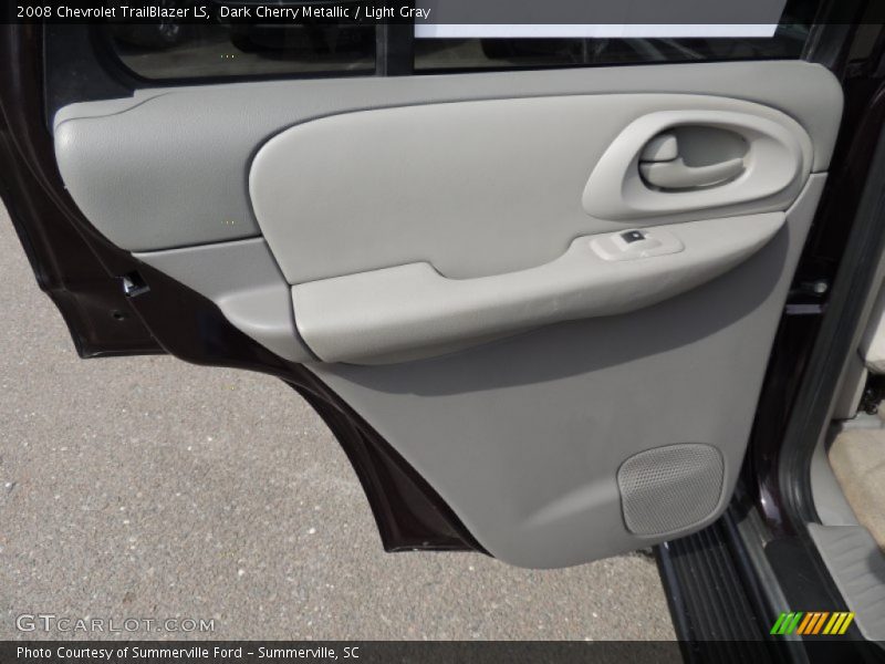 Dark Cherry Metallic / Light Gray 2008 Chevrolet TrailBlazer LS