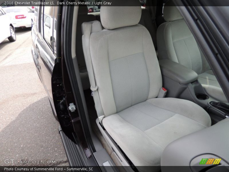 Dark Cherry Metallic / Light Gray 2008 Chevrolet TrailBlazer LS