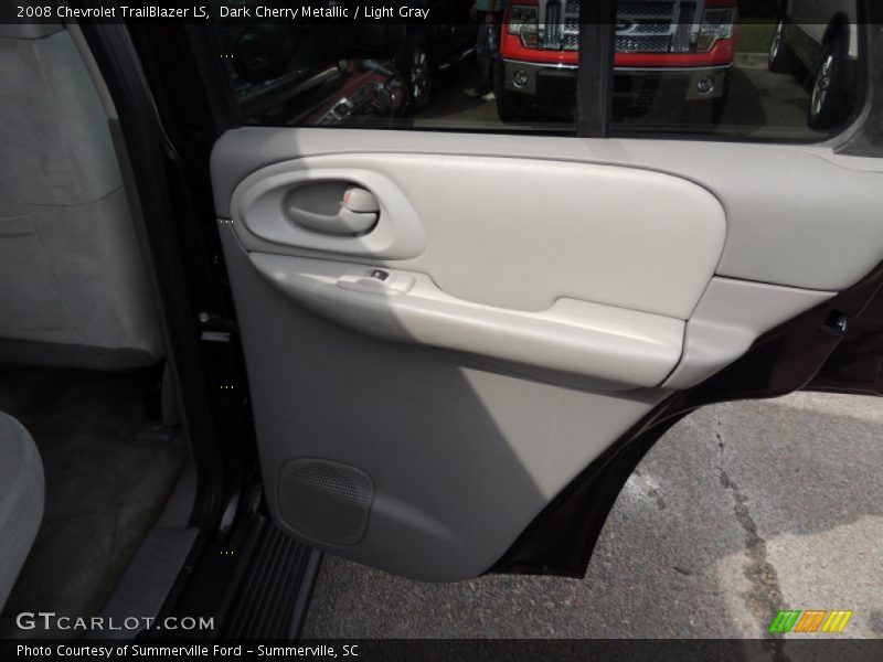 Dark Cherry Metallic / Light Gray 2008 Chevrolet TrailBlazer LS