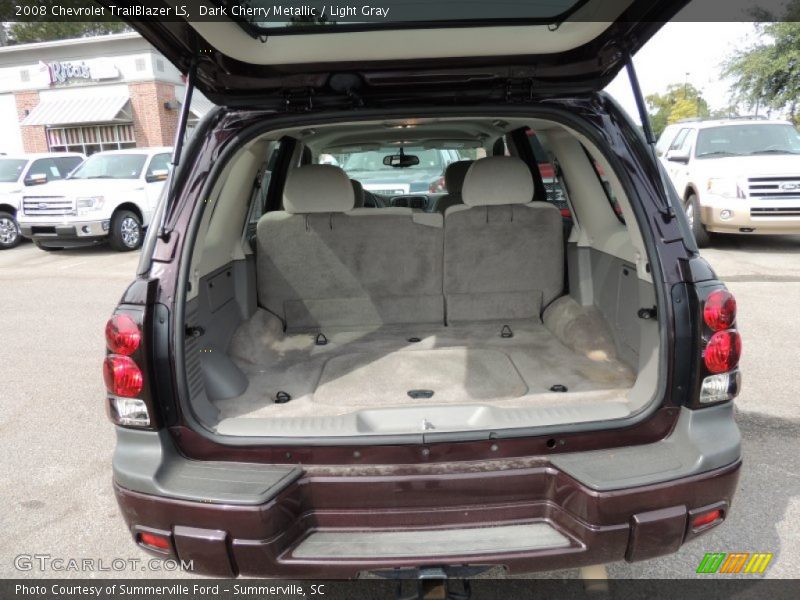 Dark Cherry Metallic / Light Gray 2008 Chevrolet TrailBlazer LS