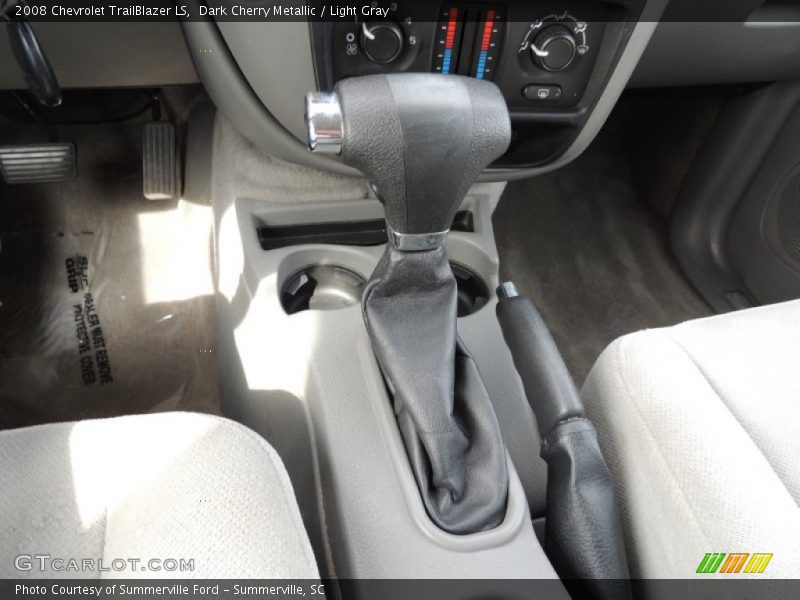 Dark Cherry Metallic / Light Gray 2008 Chevrolet TrailBlazer LS