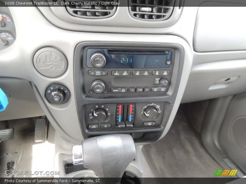 Dark Cherry Metallic / Light Gray 2008 Chevrolet TrailBlazer LS