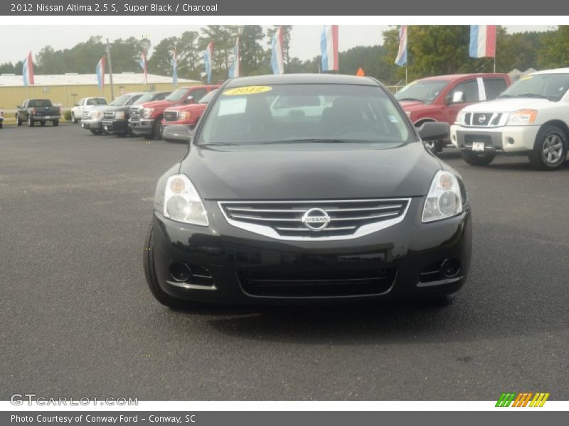 Super Black / Charcoal 2012 Nissan Altima 2.5 S
