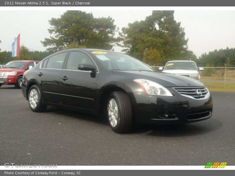 Super Black / Charcoal 2012 Nissan Altima 2.5 S