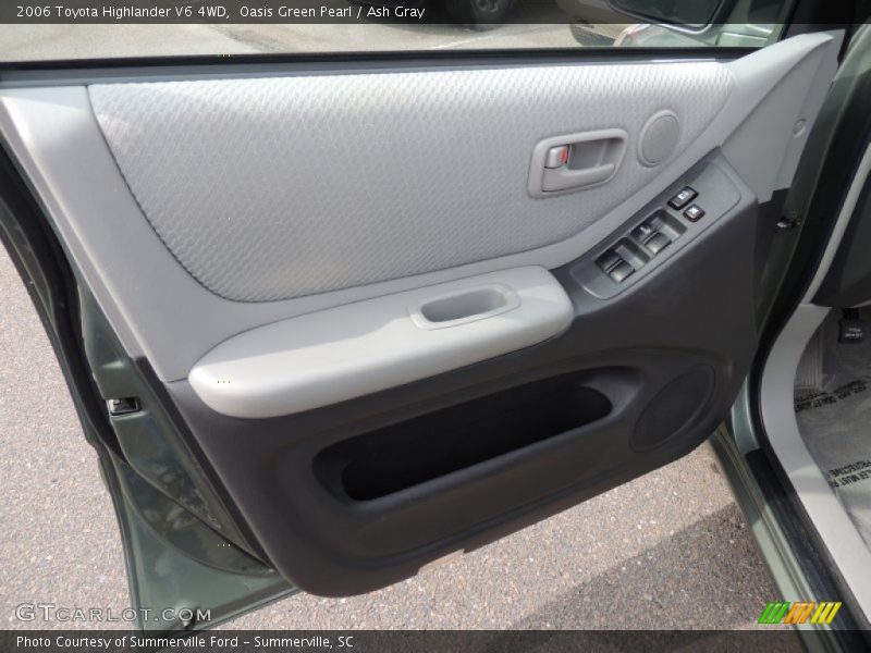 Oasis Green Pearl / Ash Gray 2006 Toyota Highlander V6 4WD