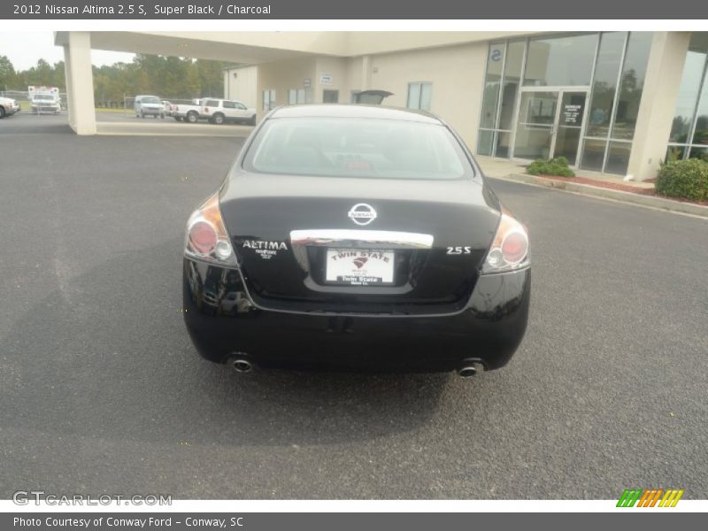 Super Black / Charcoal 2012 Nissan Altima 2.5 S