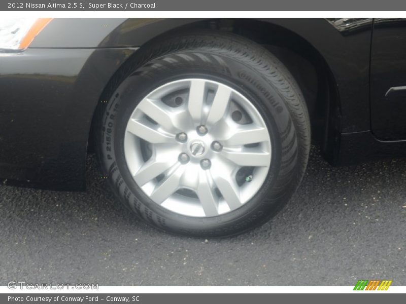 Super Black / Charcoal 2012 Nissan Altima 2.5 S