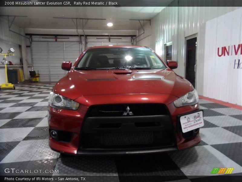 Rally Red Metallic / Black 2008 Mitsubishi Lancer Evolution GSR