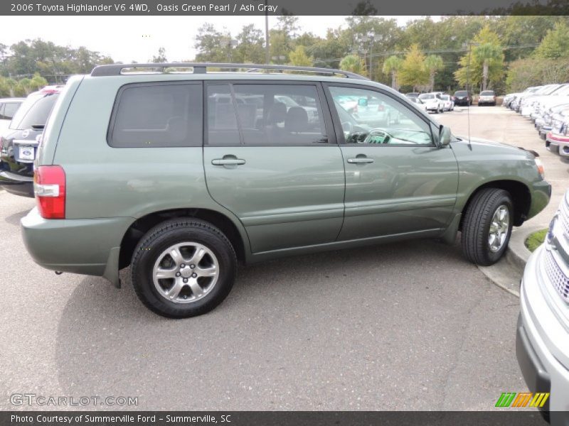 Oasis Green Pearl / Ash Gray 2006 Toyota Highlander V6 4WD