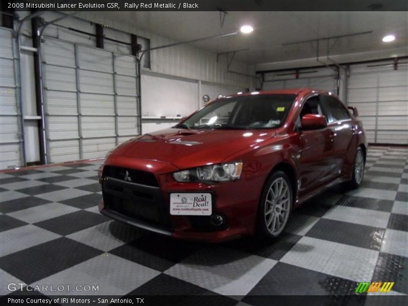Rally Red Metallic / Black 2008 Mitsubishi Lancer Evolution GSR