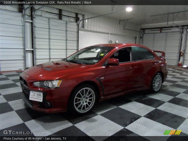 Rally Red Metallic / Black 2008 Mitsubishi Lancer Evolution GSR