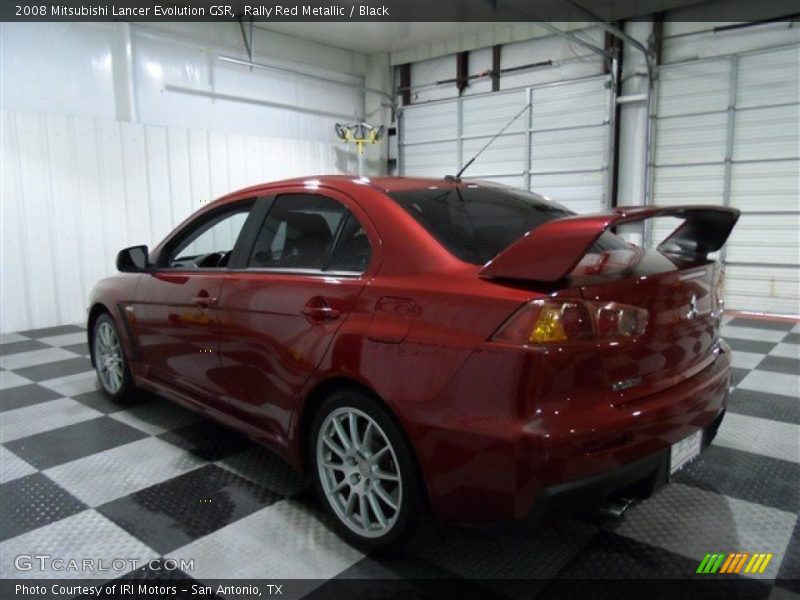 Rally Red Metallic / Black 2008 Mitsubishi Lancer Evolution GSR