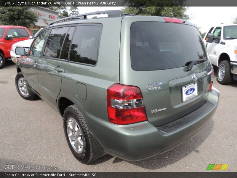 Oasis Green Pearl / Ash Gray 2006 Toyota Highlander V6 4WD