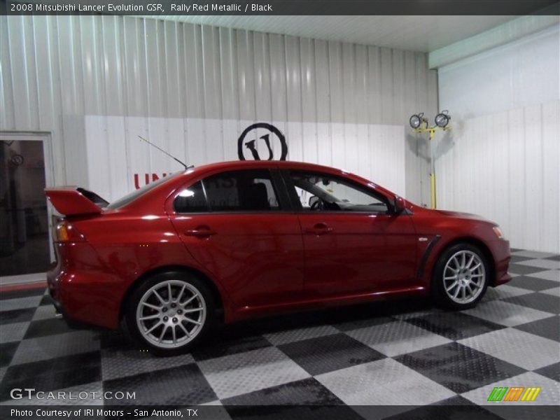 Rally Red Metallic / Black 2008 Mitsubishi Lancer Evolution GSR