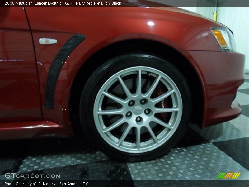Rally Red Metallic / Black 2008 Mitsubishi Lancer Evolution GSR